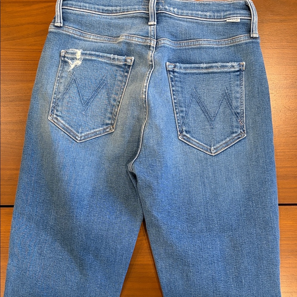 MOTHER High Rise Blue Jeans - Picture 5 of 5